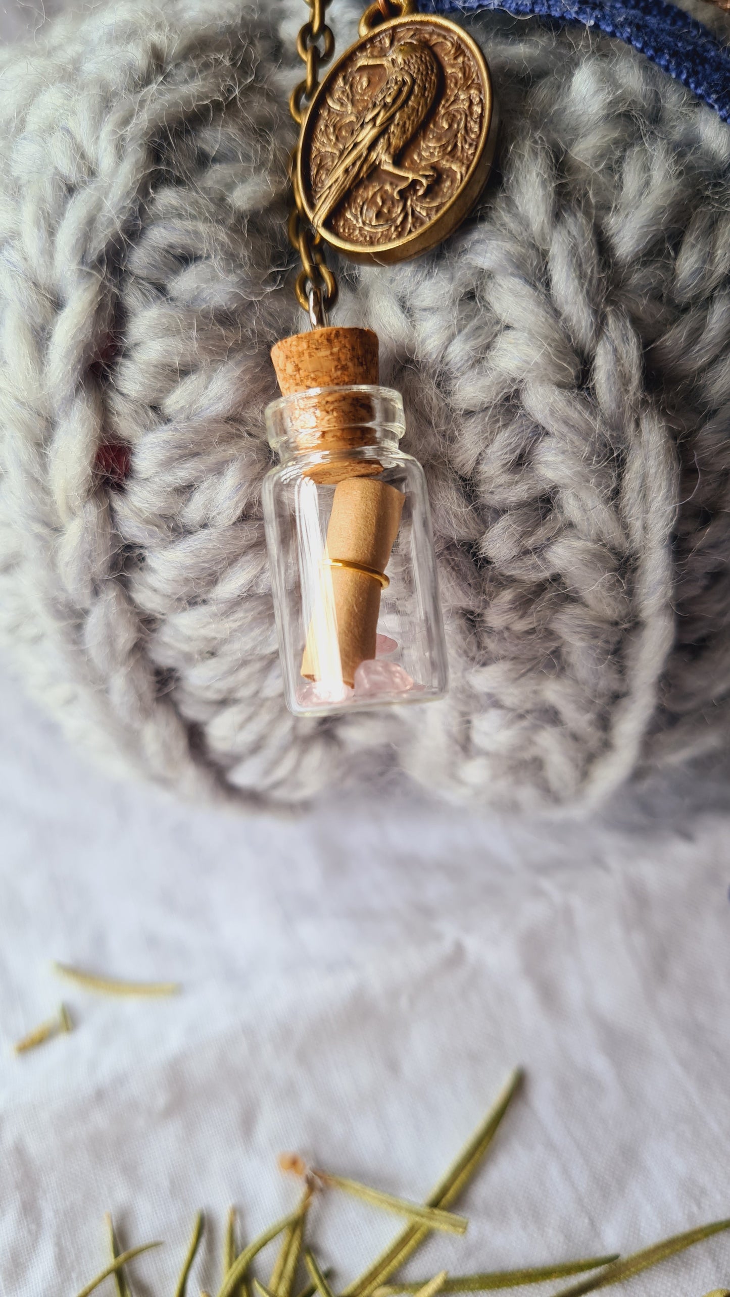 Citrouille Gris-Bleu – Ruban dentelle bleu marine