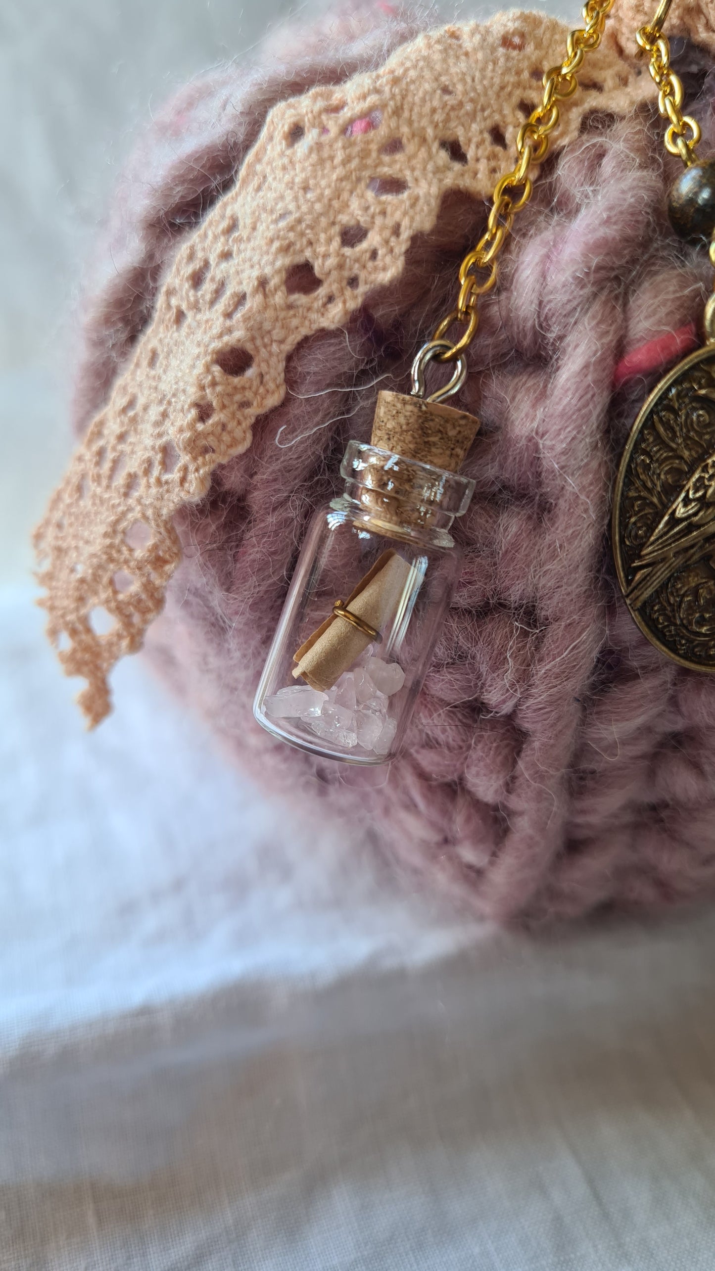 Citrouille à vœux – Rose chiné