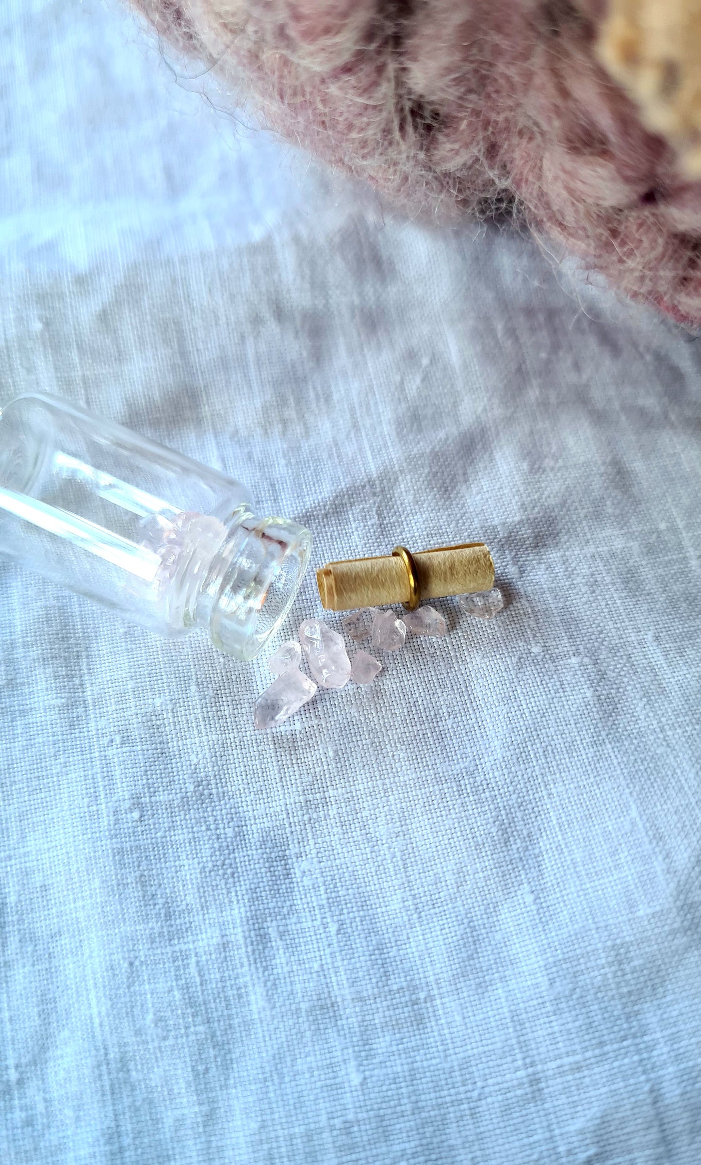 Citrouille à vœux – Rose chiné